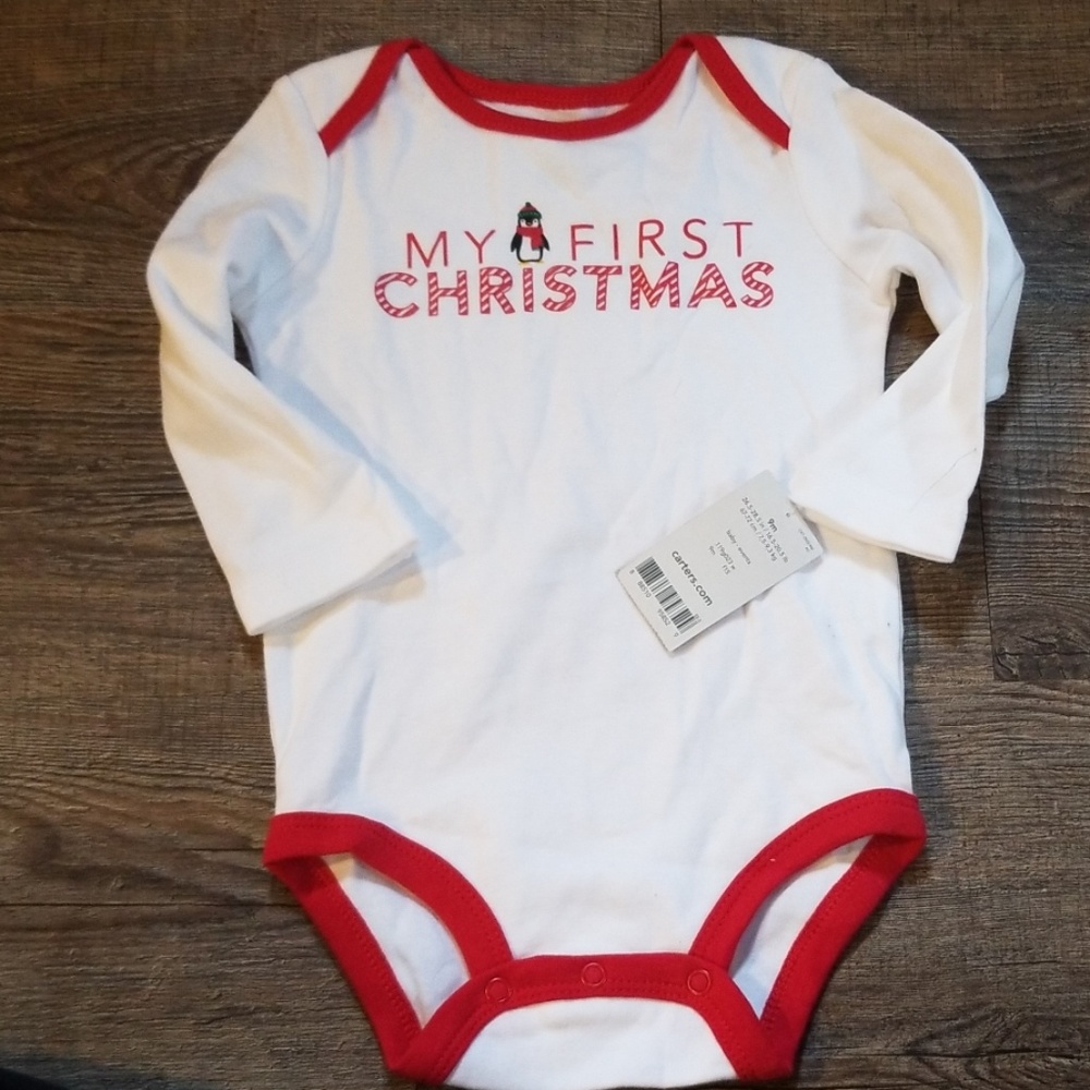 NWT 1st Christmas Onesie